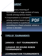 Types of Tournament