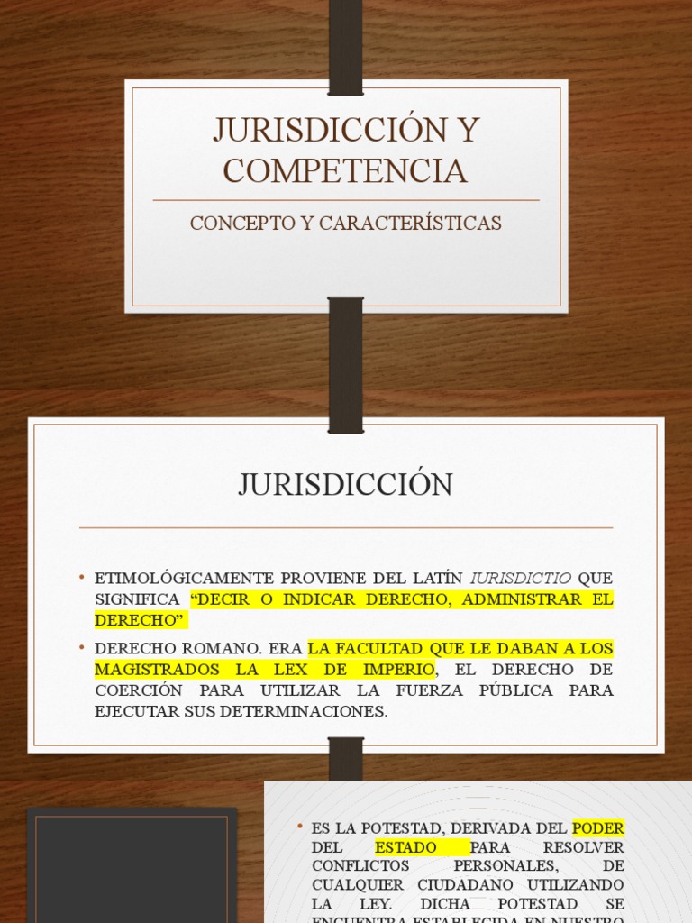 Jurisdiccion y Competencia | PDF | Jurisdicción | Juez