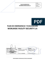 Plan de Emergencia y Evacuacion Wfsa Security 2022-2023
