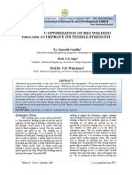 Parametric Optimization of Mig Welding