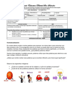 Guía # 5 Sinonimos, Antonimos, Verbos LENGUAJE Grado 2° 2023