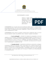 Recomendação Eleitoral MPPI São Lourenço Do Piauí