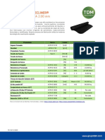 FT - Geomembrana - Tecliner - HDPE NOMINAL LISA 200 MM