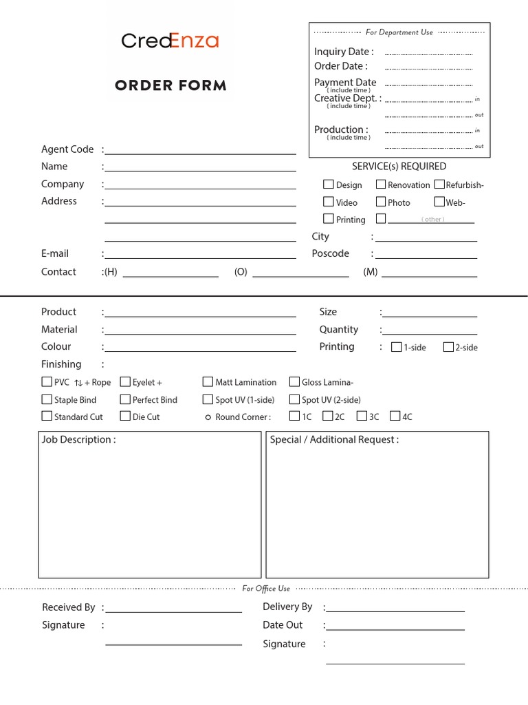 Enquiry Form | PDF