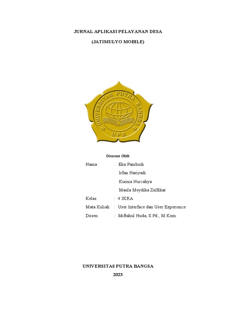 Jurnal UI-UX Eka Pambudi 210202563. | PDF | Seni