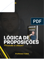 EBOOK - LÓGICA DE PROPOSIÇÃO - VIRANDO A CHAVE! - Professor Kaká