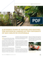 History of botanic garden of Guatemala