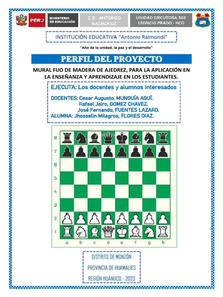 Proyecto de Ajedrez 2023 | PDF | Aprendizaje | Cognición