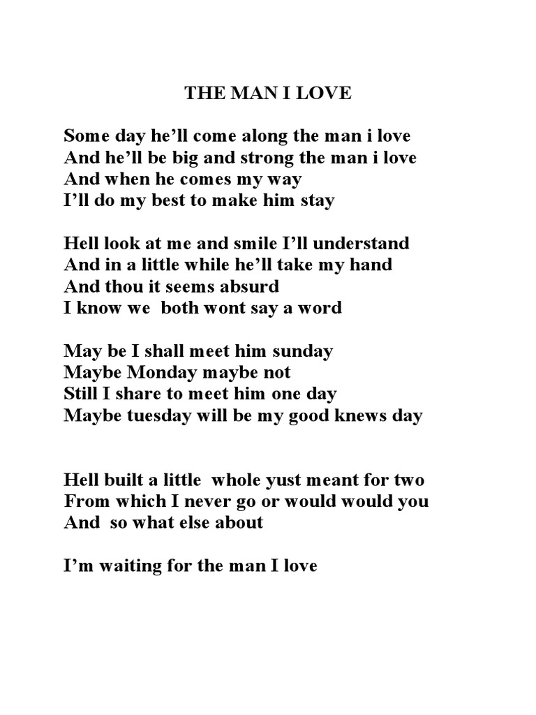 The man i love pdf