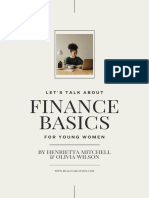 Neutral Minimalist Aesthetic Finance Basics For Women Guide Ebook Cover