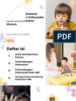 Memahami Kebutuhan Perkembangan Psikososial Anak Berkebutuhan Khusus