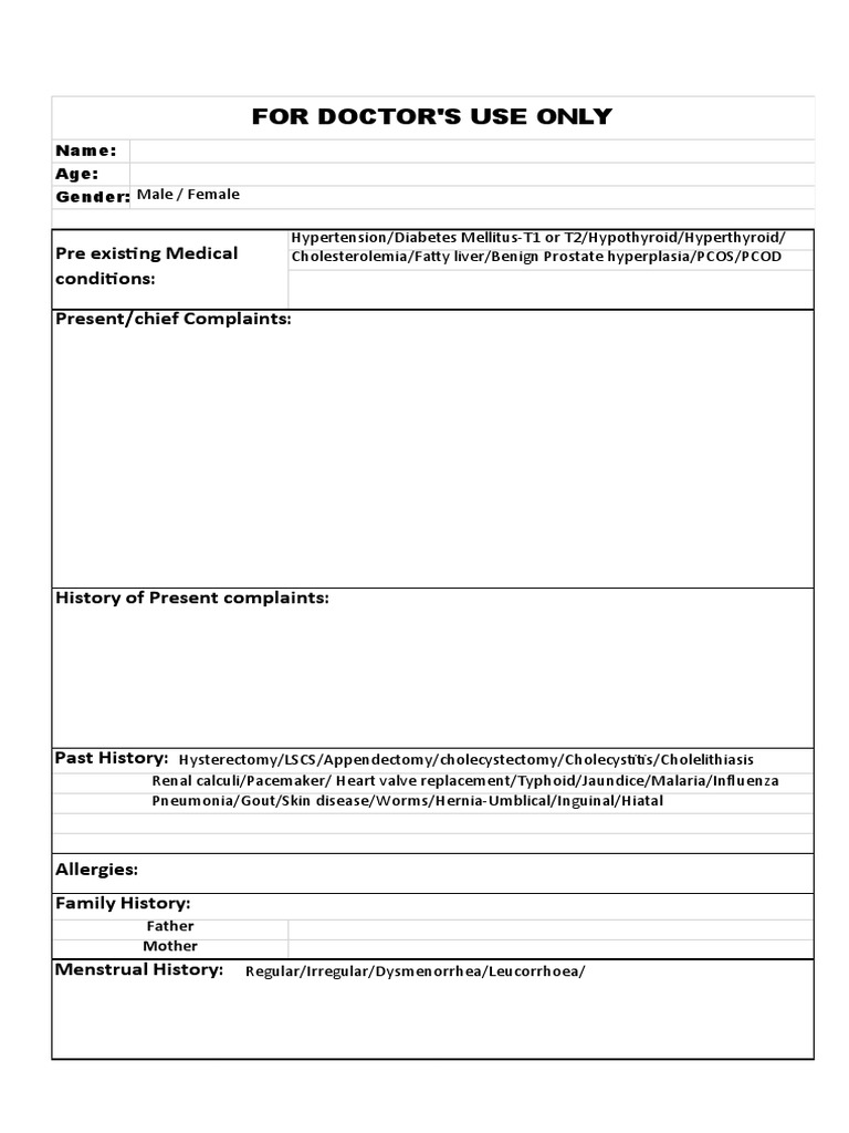 Case Sheet 2023 March Pdf
