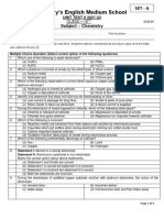 Class 10th Chemistry SET A