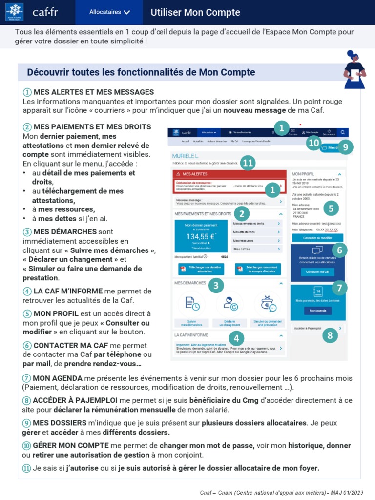 Utiliser Mon Compte | PDF