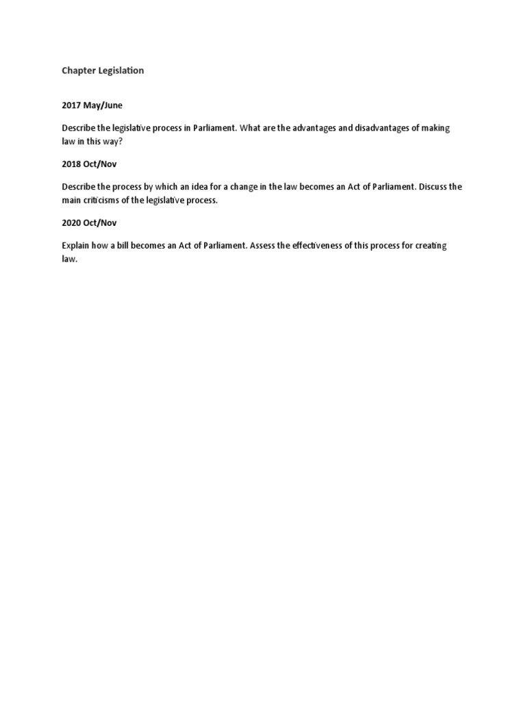 chapter-legislation-answer-outline-pdf-bill-law-act-of-parliament