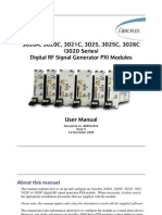 3020 Series Digital RF Signal Generator PXI Modules User Manual