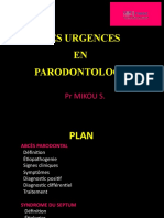 Abces parodontal, Syndrome du septum, Gingivorragies