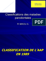 Classifications Des Maladies Parodontales