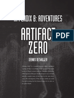 Appendix B: Adventures: Artifact Zero