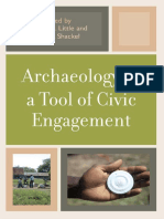 LITTLE, B. J., SHACKEL, P.A. Archaeology As A Tool of Civic Engagement