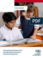 International Guidelines For The Education of Learners With Down Syndrome - DSi - July 2020