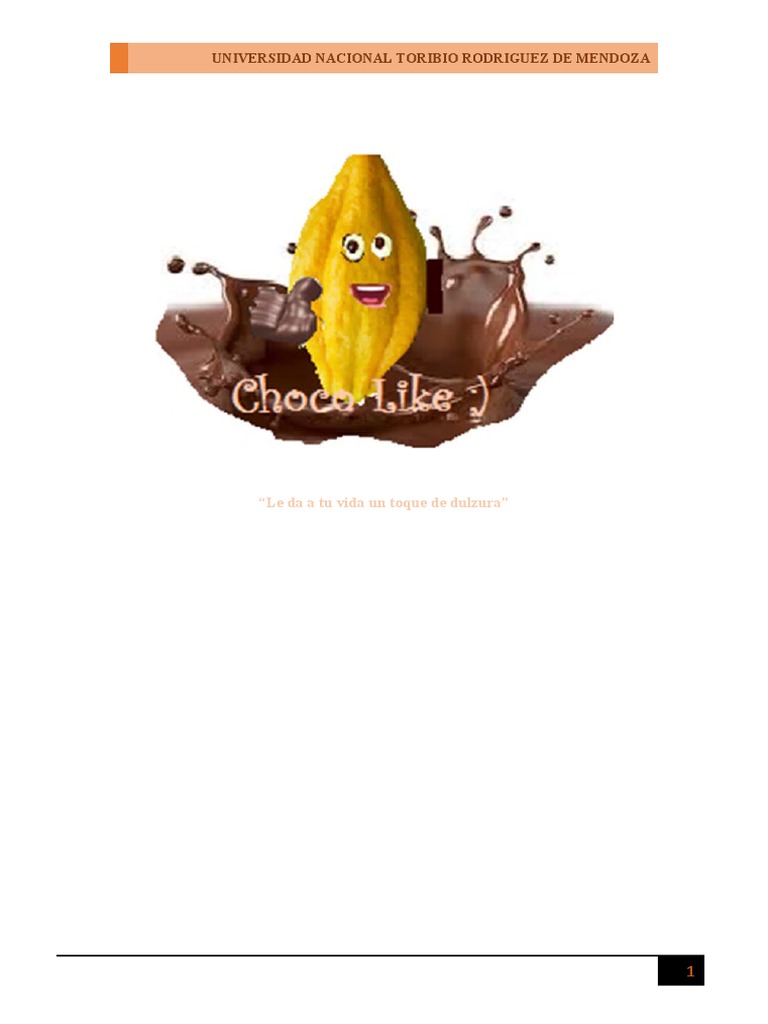 Choco Like: Chocolatería Innovadora en Bolivia | PDF | Business ...