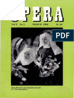 Opera, Vol 9 No 3 March 1958