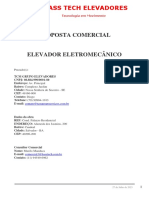 Orçamento 15198 - TCM GRUPO ELEVADORES - Condomínio Palazzo Residencial (3p SCM - 600kg)