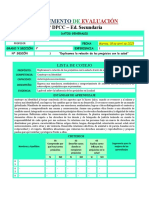 3° Instrumento de Evaluación - Lista de Cotejo - Eda2 - Sesión2 - DPCC