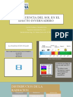 La Influencia Del Sol en El Efecto Invernadero