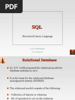Structured Query Language: C-Dac Hyderabad