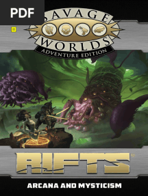 Savage RIFTS Arcana and Mysticism
