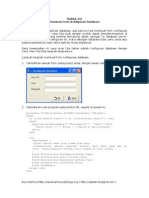 MODUL XII - Membuat Form Konfigurasi Database