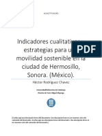 Indicadores Cualitativos y Estrategia MUS Estado Hermosillo, Sonora