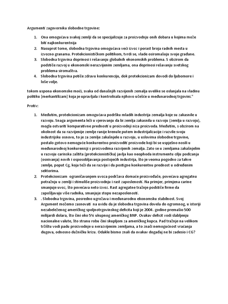 Protekcionizam PDF