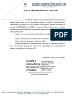 Declaração Da Empresa Concedente de Estágio - Laércio Ruy Junior