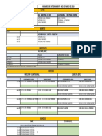 Horarios de Entrenamiento Mes de Marzo 019