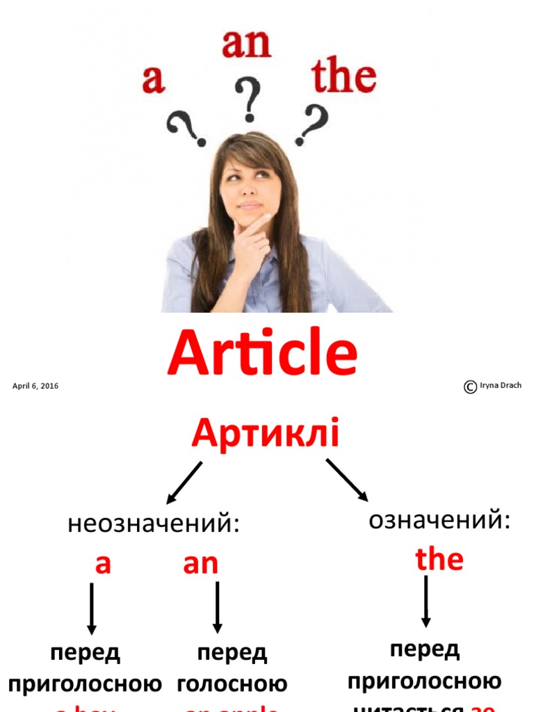Артиклі | PDF