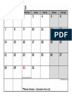 Calendario Agosto 2023 Peru Ld 1