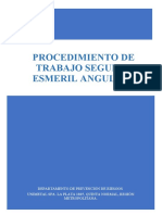 Procedimiento Trabajo Seguro Esmeril Angular