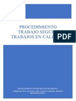 Procedimiento Trabajo Seguro Trabajos en Caliente