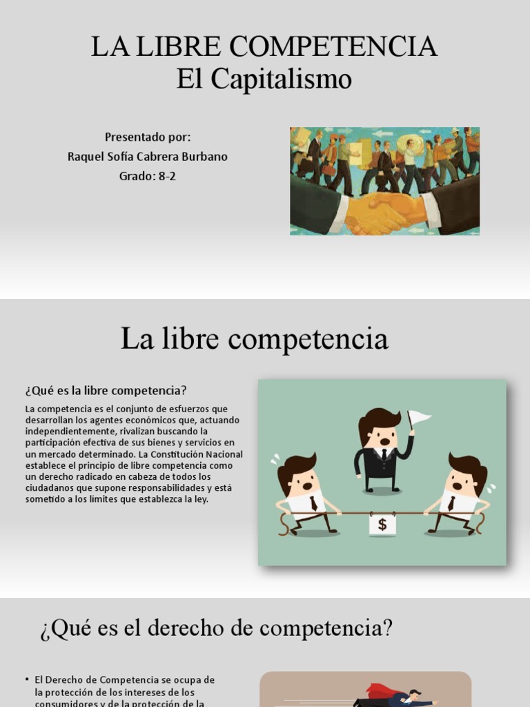 La Libre Competencia en el Capitalismo | PDF | Mercado (economía ...