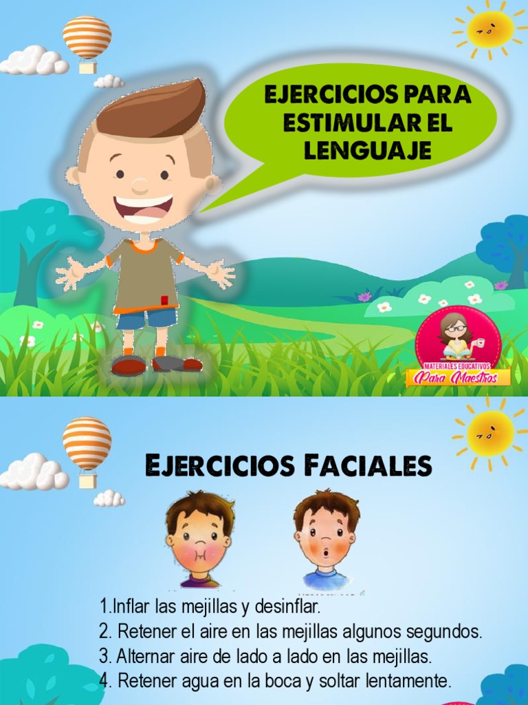Ejercicios para Estimular El Lenguaje | PDF