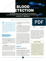 Blood Detection: Luminol vs. Bluestar