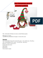 PatternChristmasgnomeredgreen