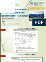 Modelos de Crecimiento y Decrecimiento Naturales I - Martes 29.11.2022