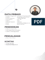 Dany Prasetyo: Data Pribadi