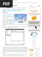 Download HowTo_ Cmo compartir carpetas entre Windows XP en VirtualBox y Ubuntu - Tux by Osman Noel Borjas Carrasco SN66288689 doc pdf