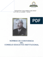 NORMAS DE CONVIVENCIA DEL CONEI  - ie