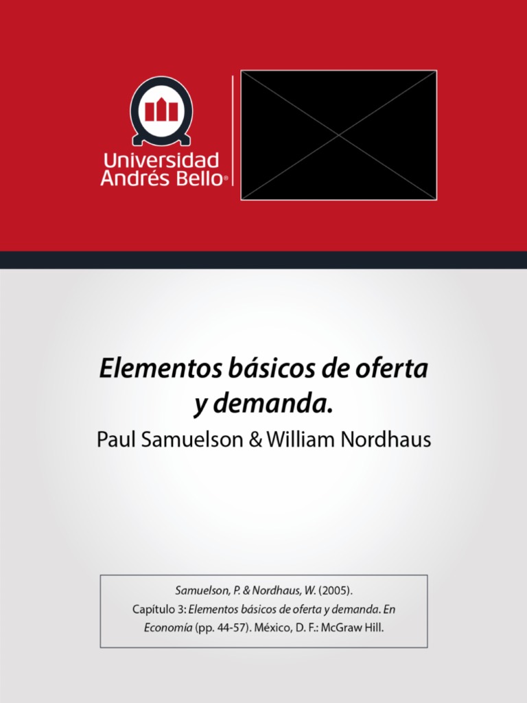 Bibliografía - Elementos Básicos de La Oferta y Demanda | PDF